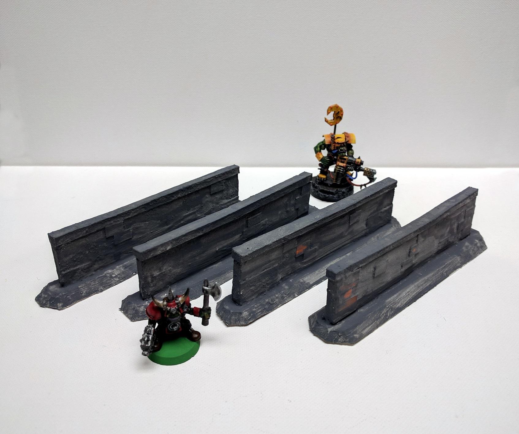 Scratch Build, Terrain, Walls, Work In Progress Scratch Build Walls